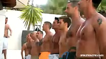 The biggest orgy ever seen in Ibiza celebrating Henessy's Birthday